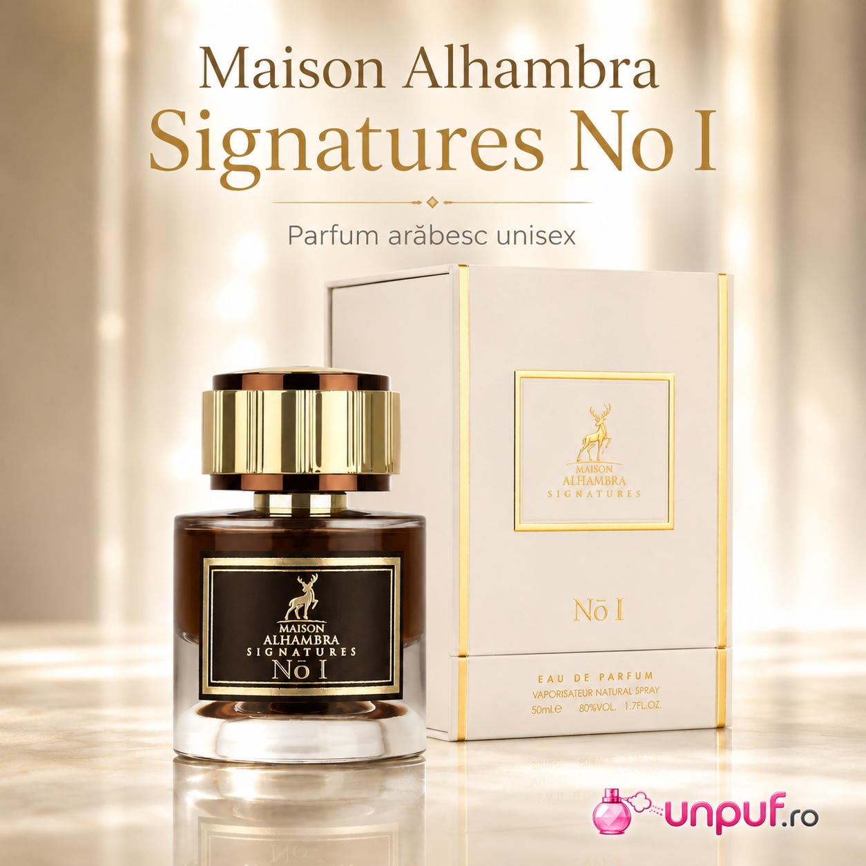 Alhambra Signatures No. I Maison Alhambra parfum arăbesc unisex cu prezentare premium
