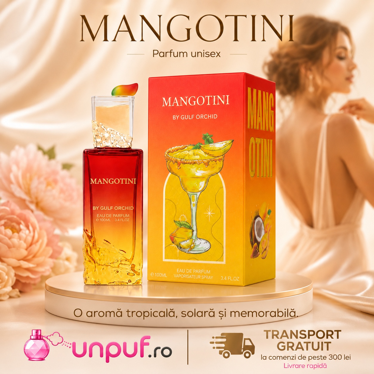 Gulf Orchid Mangotini Eau de Parfum 100 ml cu transport gratuit la comenzi eligibile UnPuf.ro