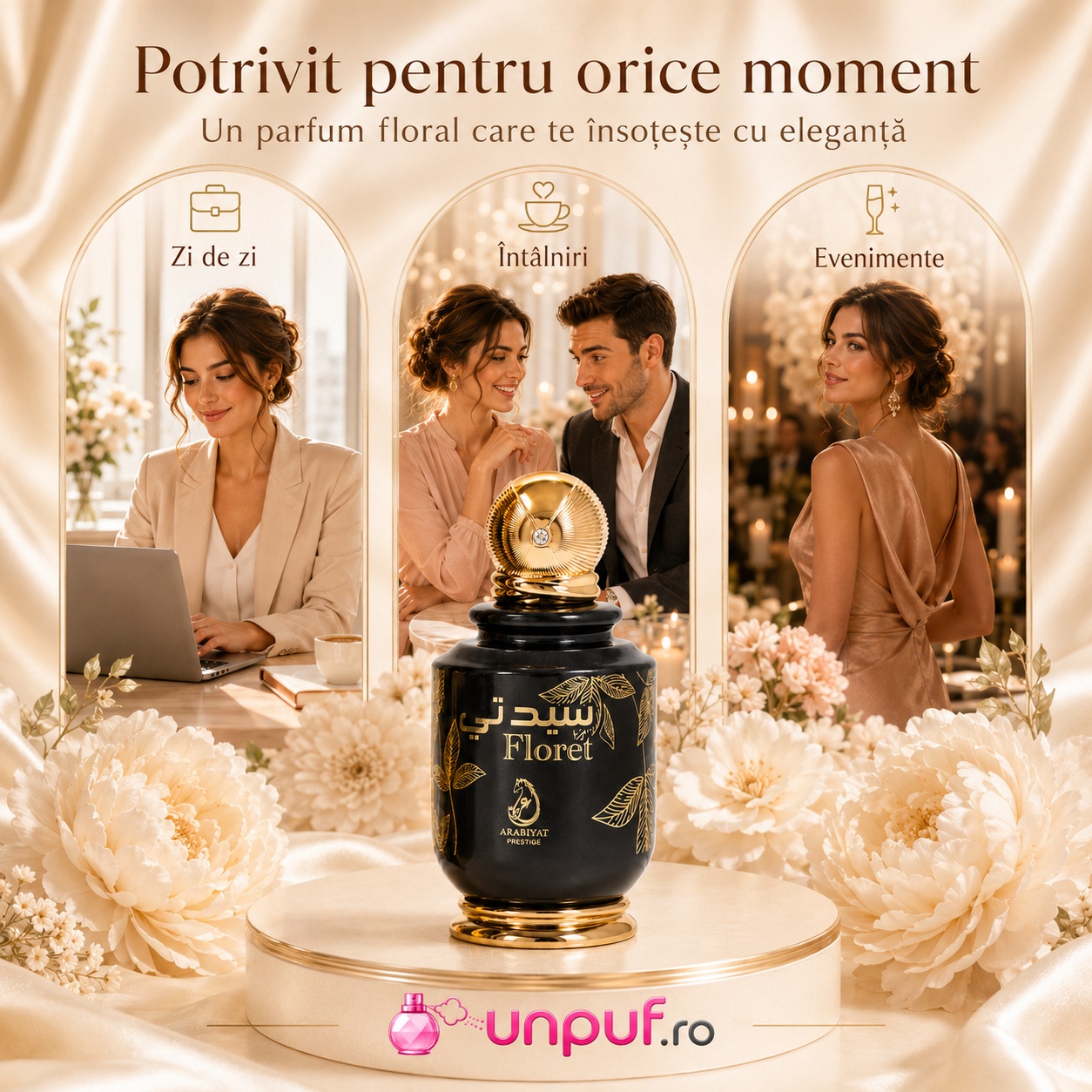 Parfum Floret potrivit pentru zi de zi, întâlniri și evenimente elegante