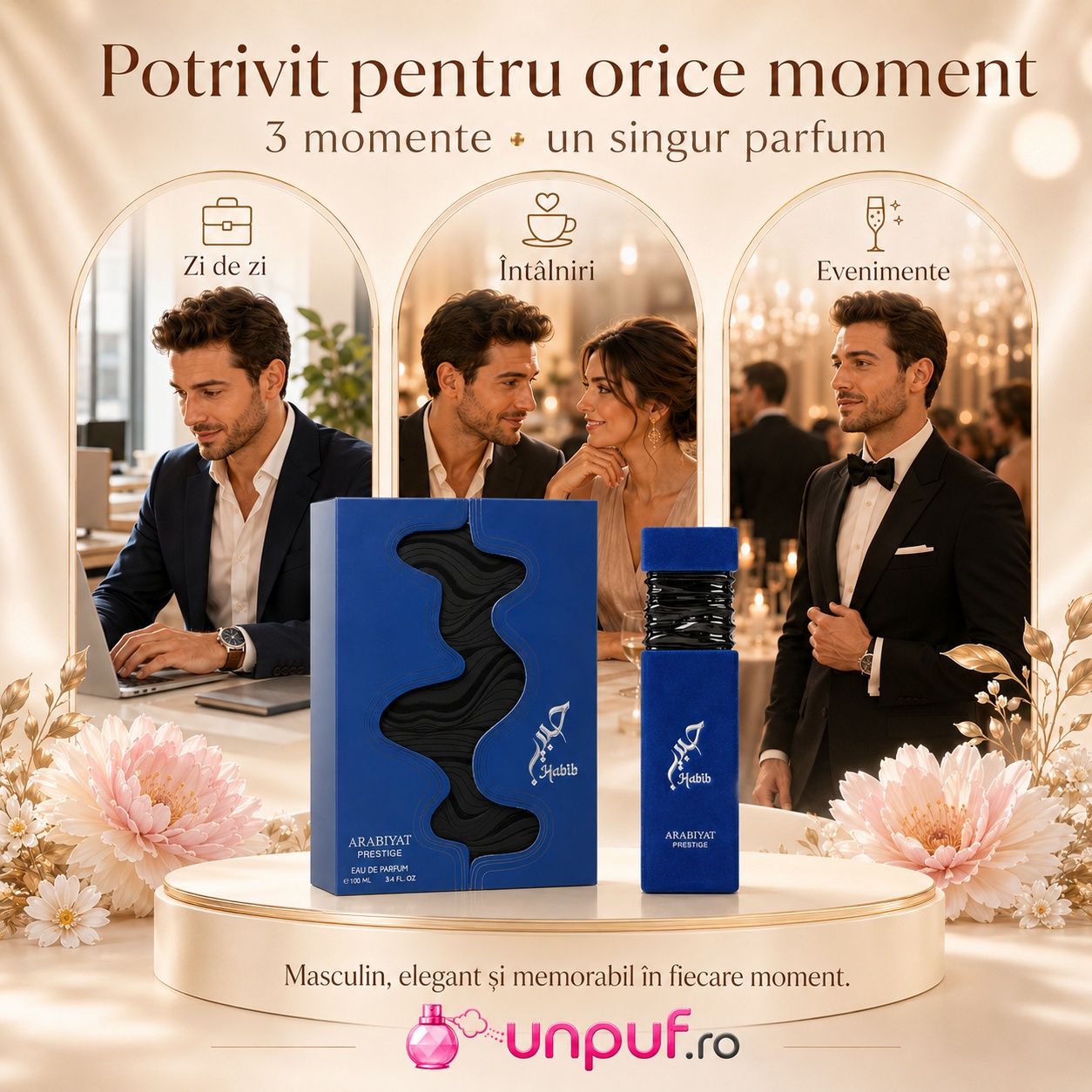 Parfum Habib potrivit pentru zi de zi, birou, întâlniri și evenimente elegante