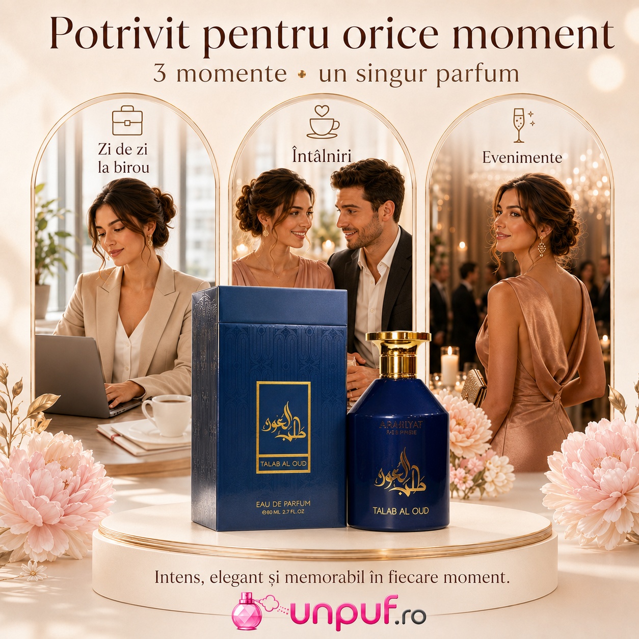 Talab Al Oud potrivit pentru zi de zi la birou, întâlniri și evenimente speciale
