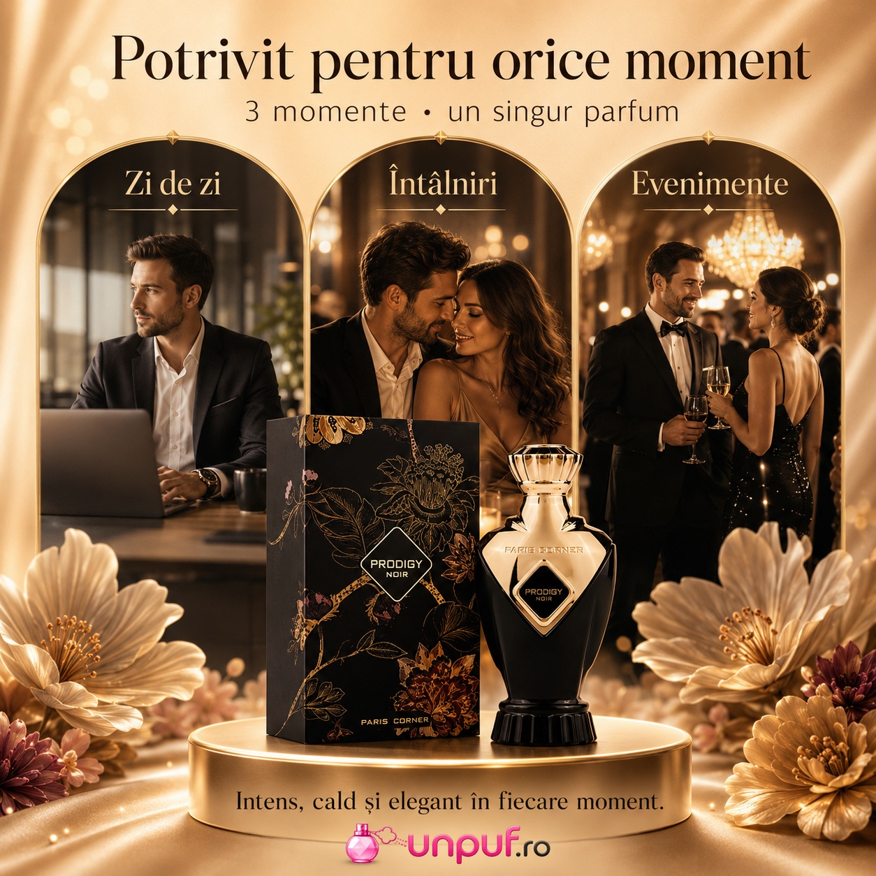 Prodigy Noir Paris Corner potrivit pentru zi de zi &icirc;nt&acirc;lniri și evenimente elegante