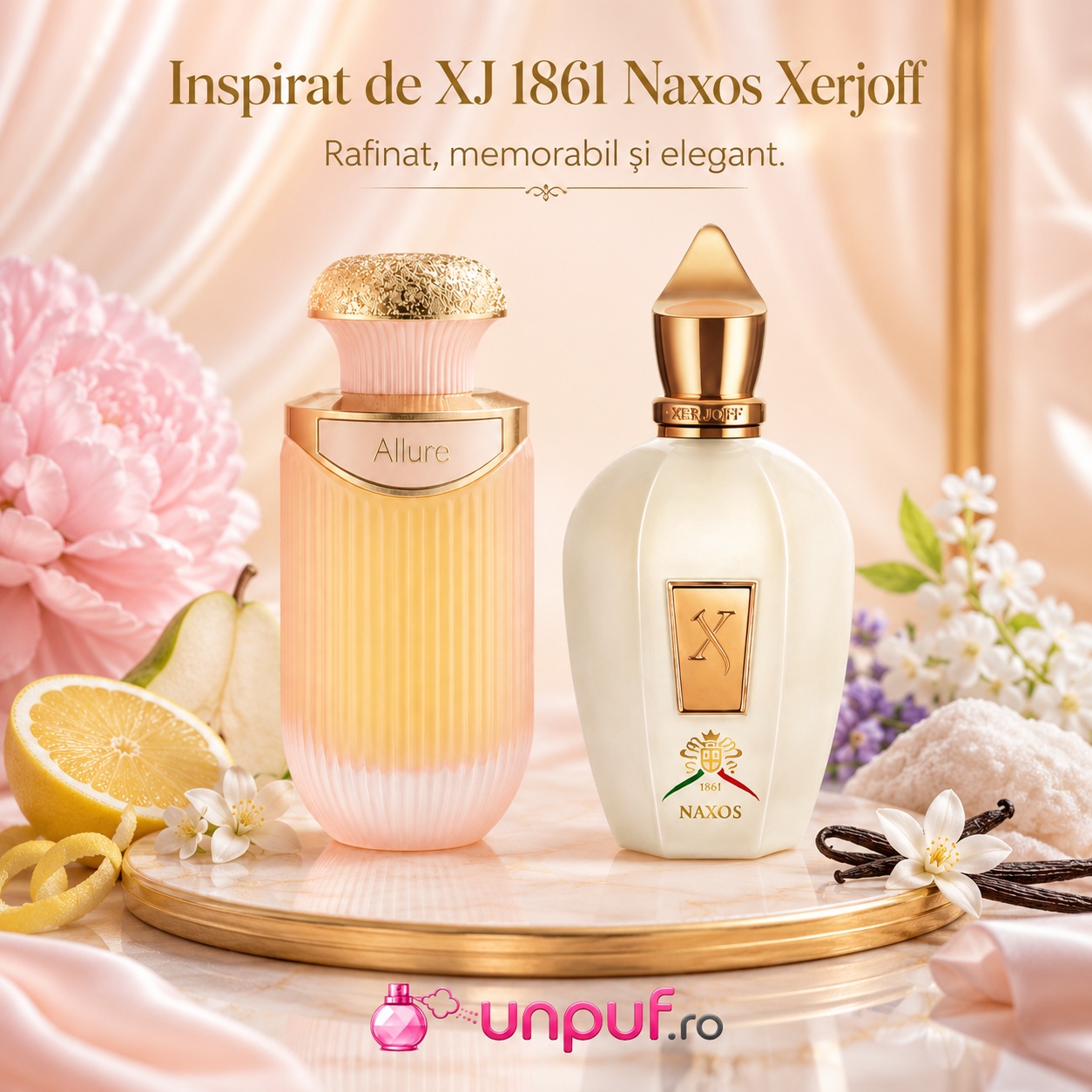 Sterling Allure By Jenny Glow inspirat de XJ 1861 Naxos Xerjoff parfum rafinat memorabil și elegant