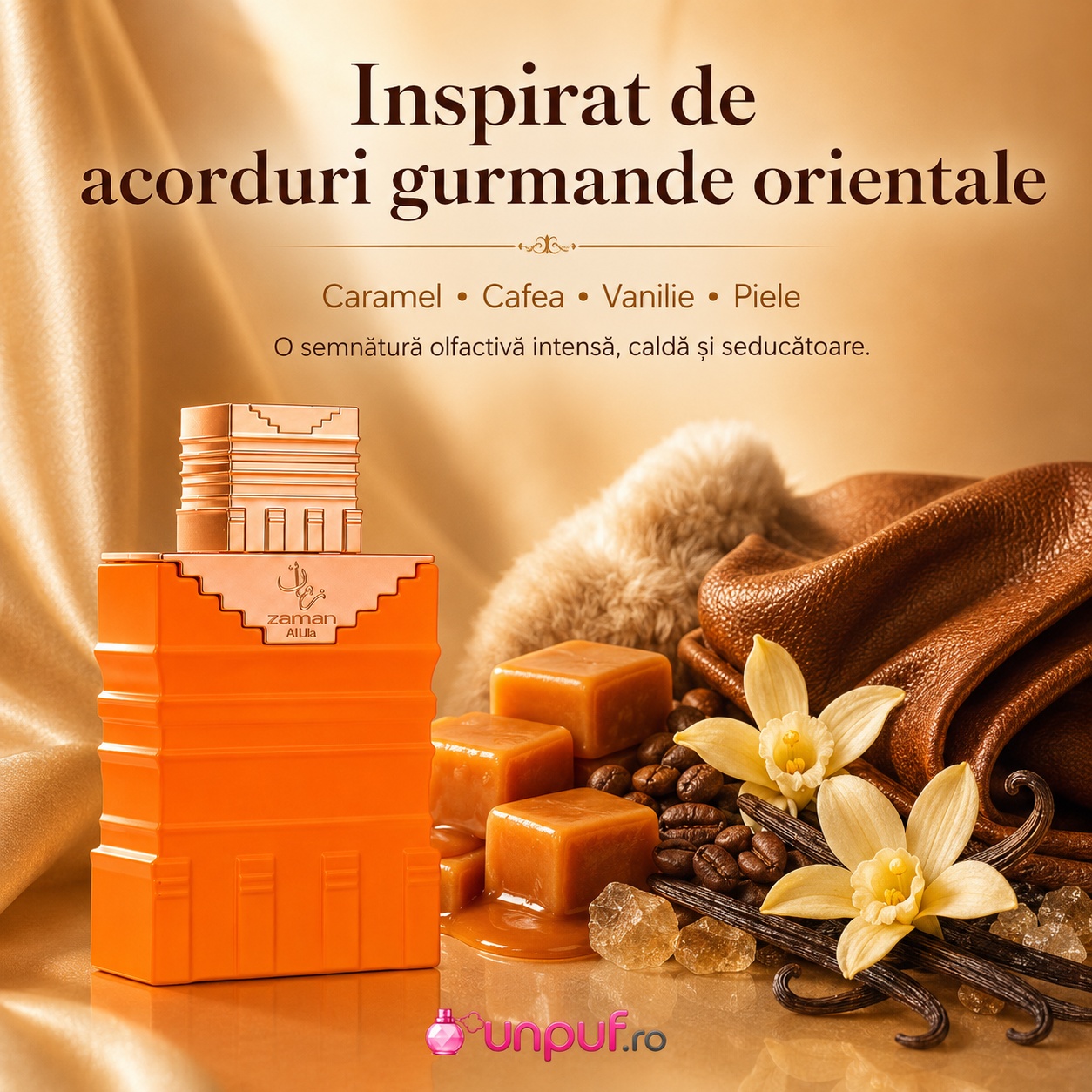 Zaman Al Ula Paris Corner inspirat de acorduri gurmande orientale caramel cafea vanilie piele și ambră