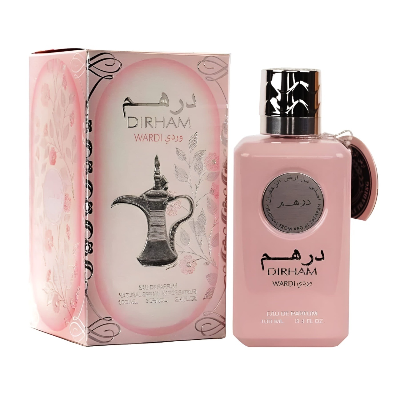 Parfum Ard Al Zaafaran Dirham Wardi 100 ml produs sigilat cu sticlă și cutie