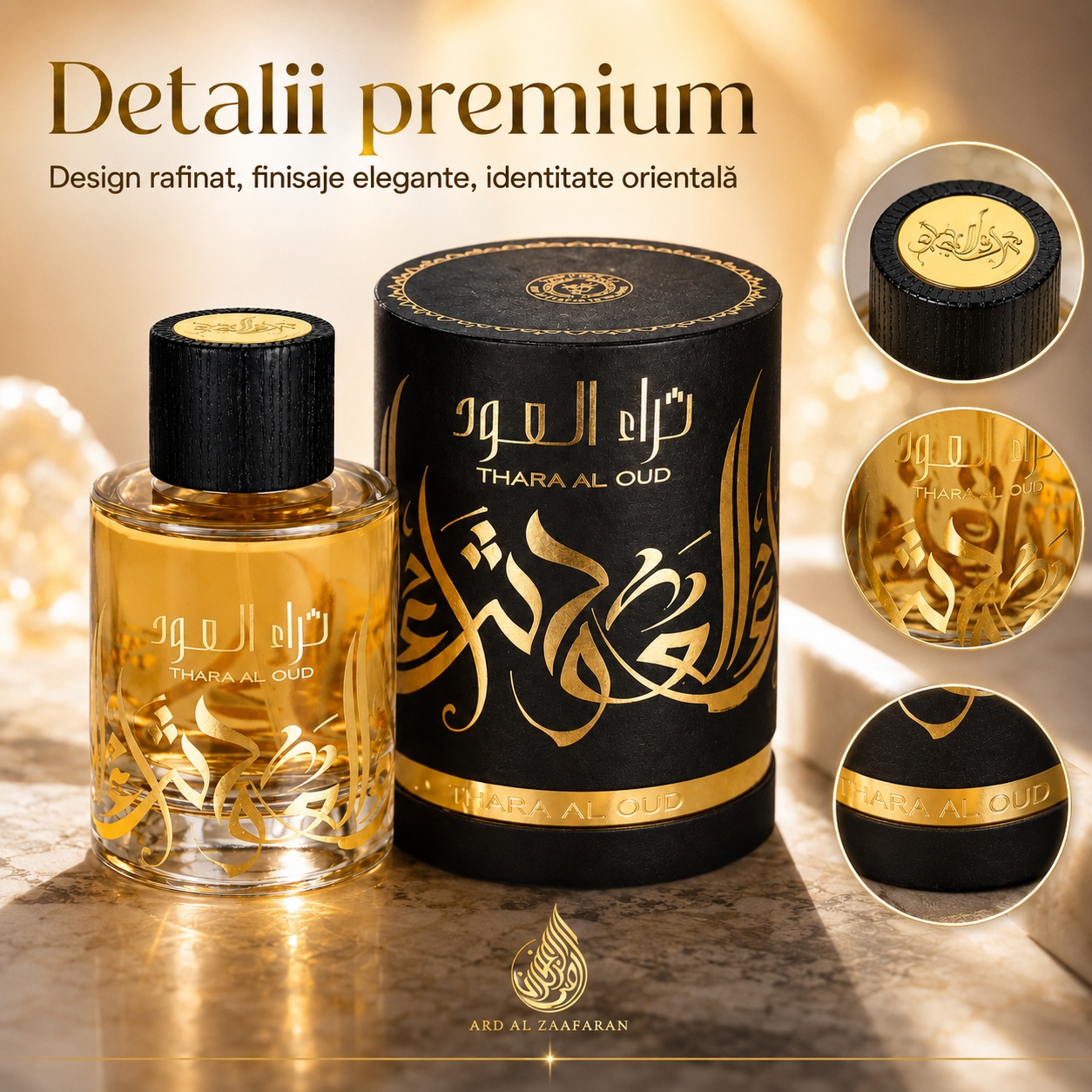 Thara Al Oud Ard Al Zaafaran parfum unisex cu aromă orientală autentică și caracter elegant