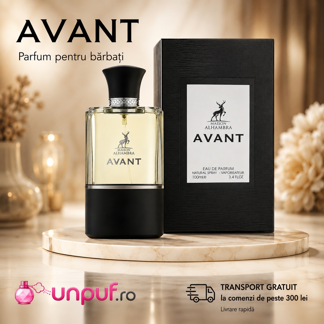 Avant Maison Alhambra parfum bărbătesc fresh, modern, elegant și persistent