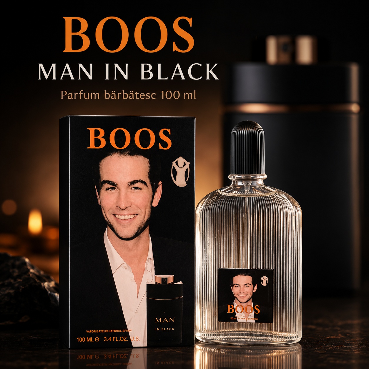 Parfum Boos Man in Black Eau de Parfum 100 ml Bărbat