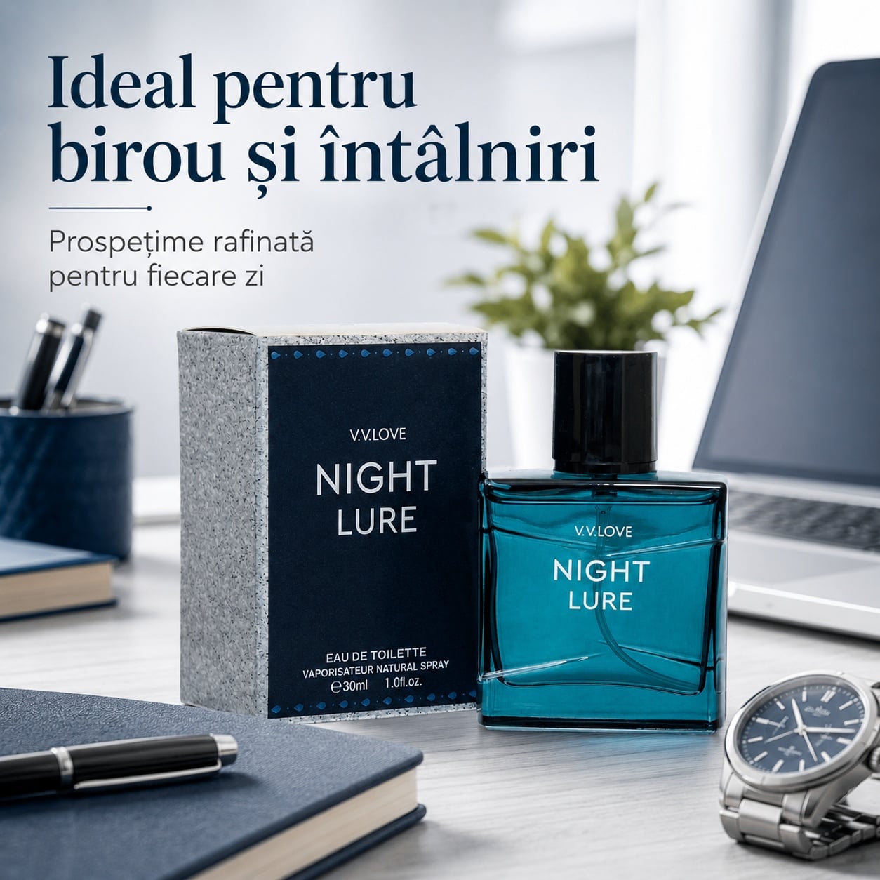 V.V. Love Night Lure parfum bărbat ideal pentru birou și &icirc;nt&acirc;lniri