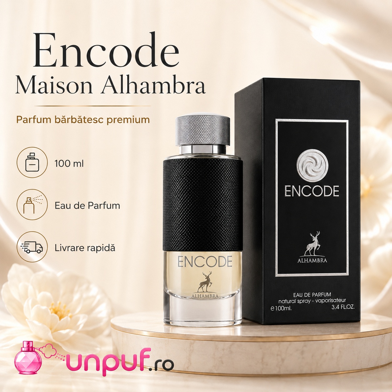 Encode Maison Alhambra parfum bărbătesc premium 100 ml, Eau de Parfum și livrare rapidă