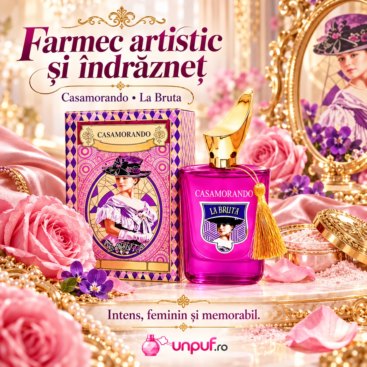 Casamorando La Bruta Fragrance World farmec artistic îndrăzneț și parfum feminin memorabil