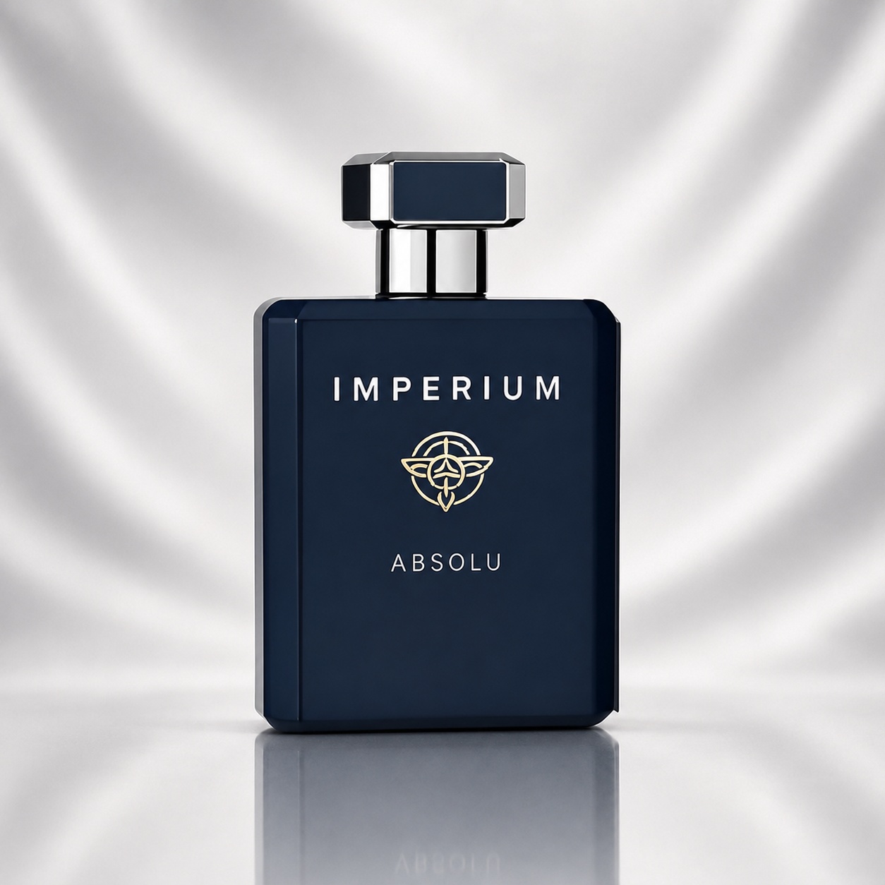 Flacon Fragrance World Imperium Absolu 100 ml, parfum bărbătesc bleumarin cu design elegant