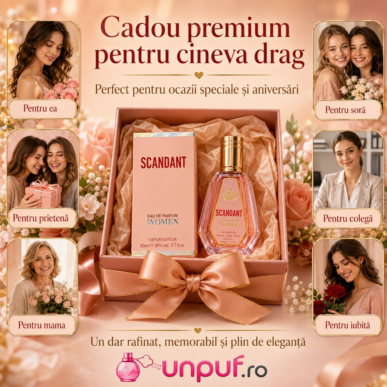 Fragrance World Scandant Belle Celine cadou premium pentru femei, parfum elegant și memorabil