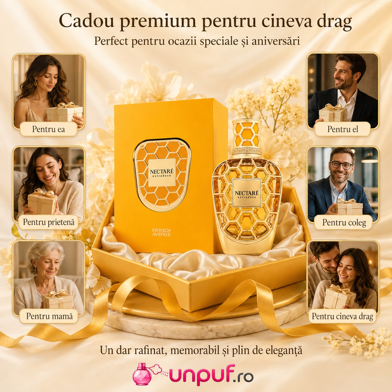 Cadou premium Nectare Extradose French Avenue pentru ea, pentru el, pentru mamă, pentru prietenă, pentru coleg și pentru cineva drag