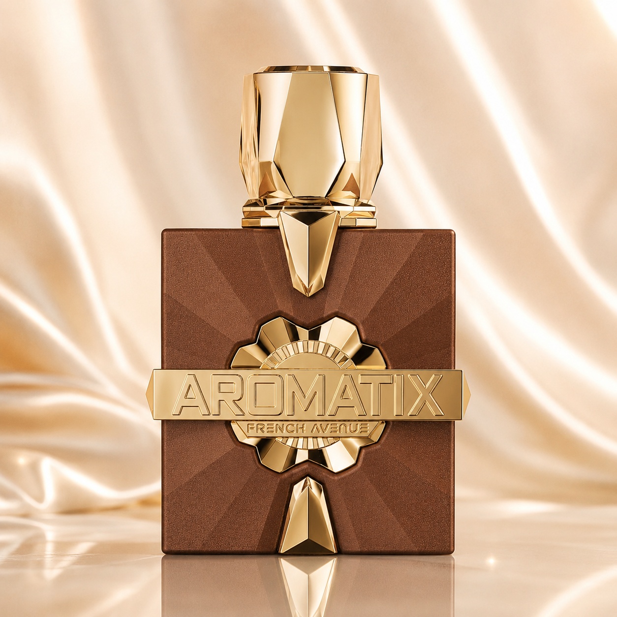 Royal Taboo Aromatix French Avenue parfum unisex 100 ml flacon maro cu detalii aurii