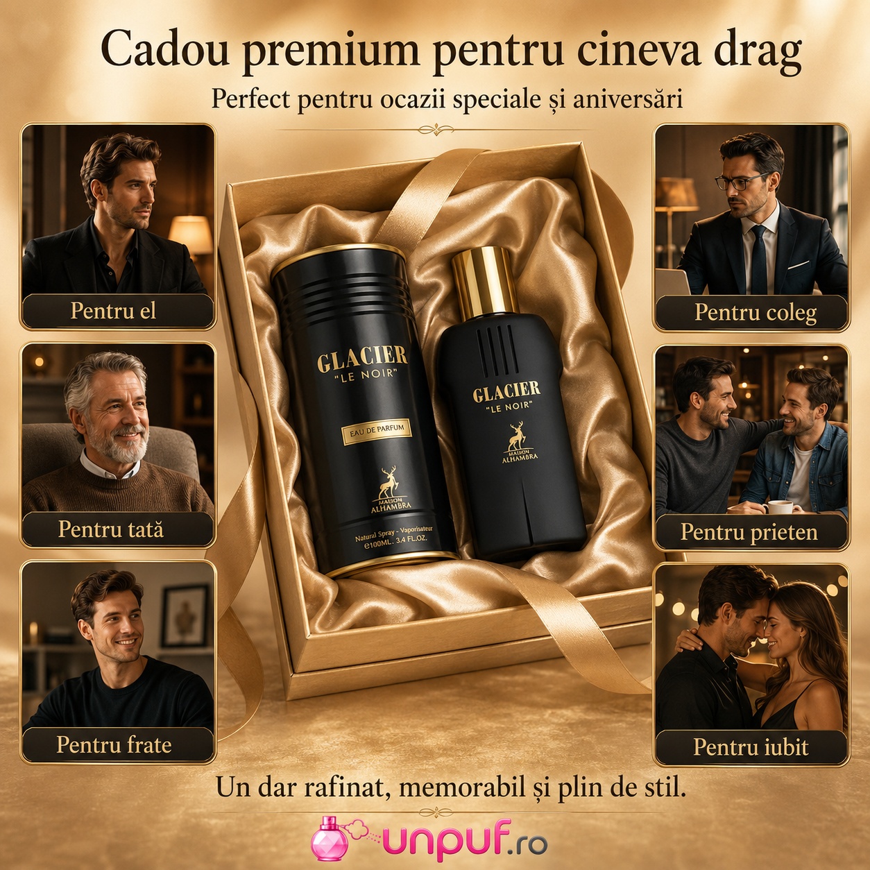 Glacier Le Noir Maison Alhambra cadou premium pentru el pentru tată pentru coleg pentru prieten pentru frate pentru iubit