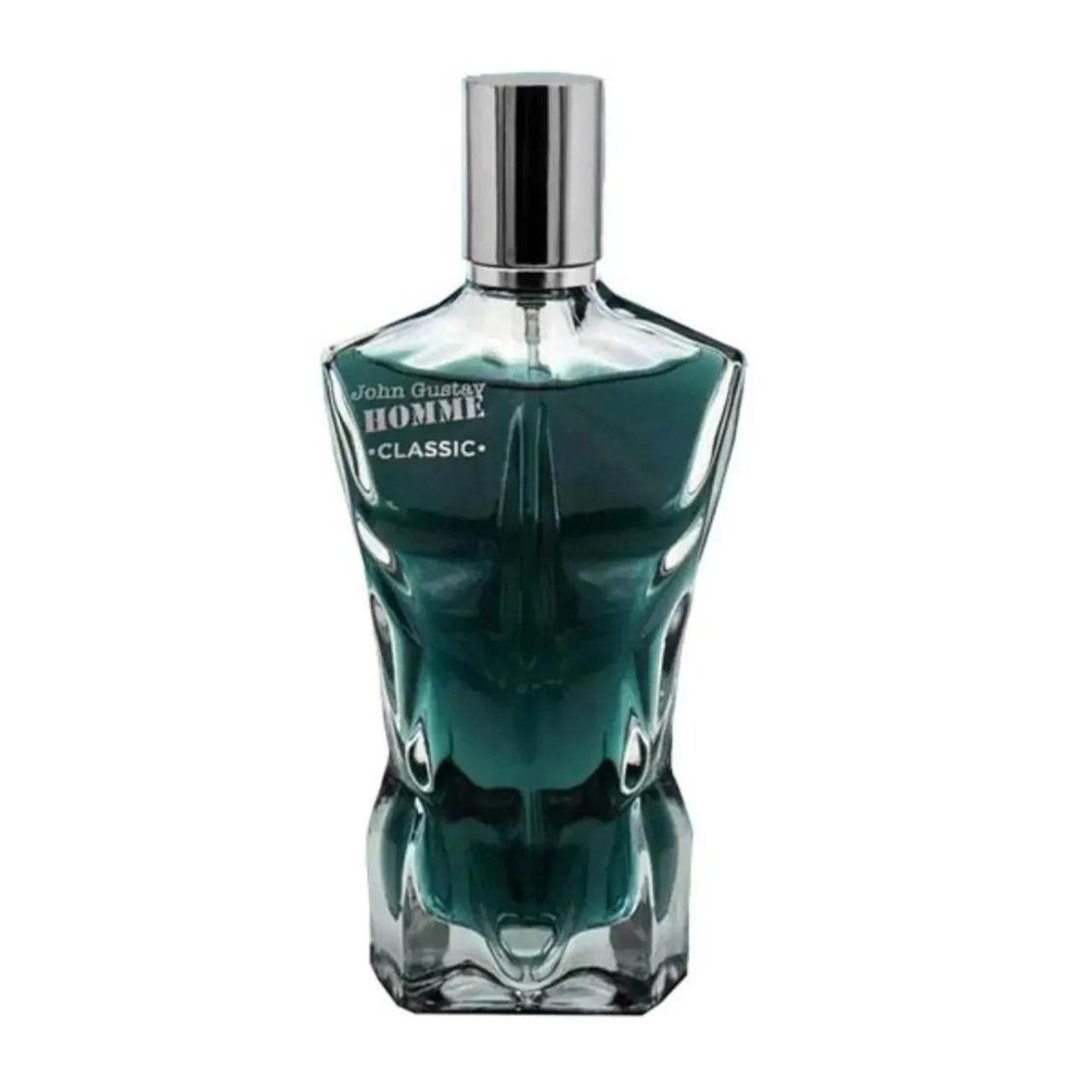 Parfum John Gustav Homme Classic Eau de Parfum 100 ml imagine produs pe fundal alb cu flacon teal