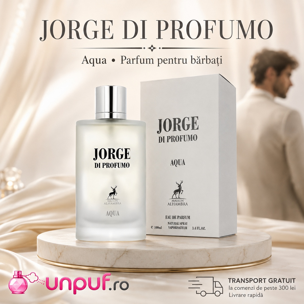 Jorge Di Profumo Aqua Maison Alhambra parfum bărbătesc cu transport gratuit peste 300 lei și livrare rapidă