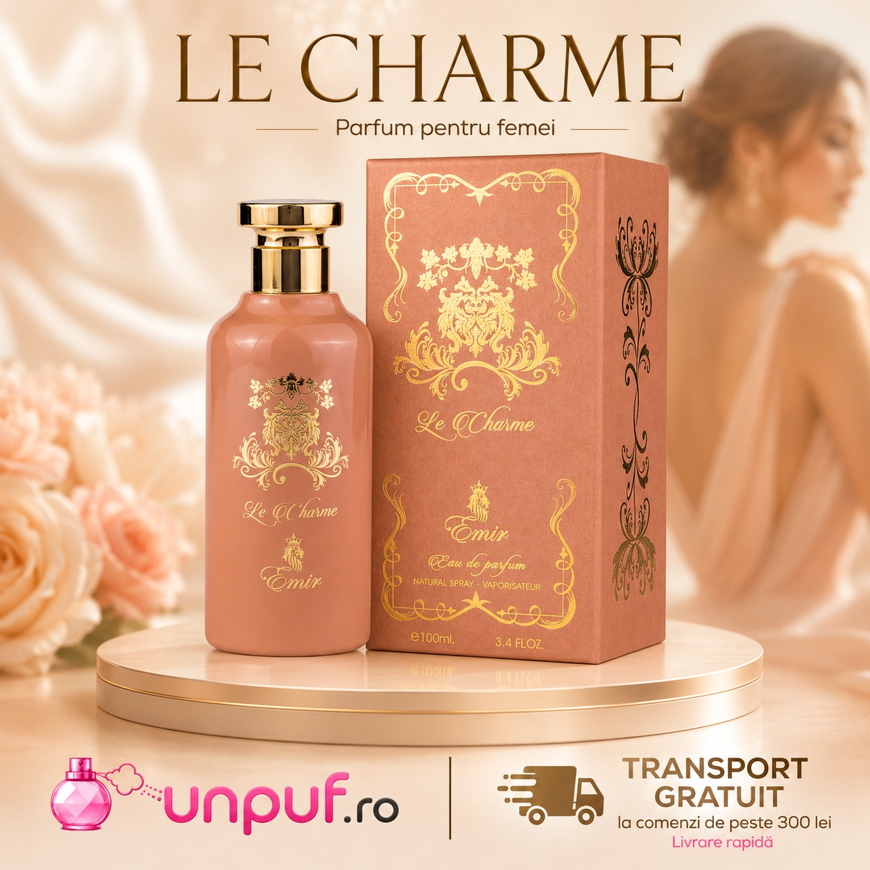 La Charme Emir parfum de damă elegant cu transport gratuit la comenzi eligibile