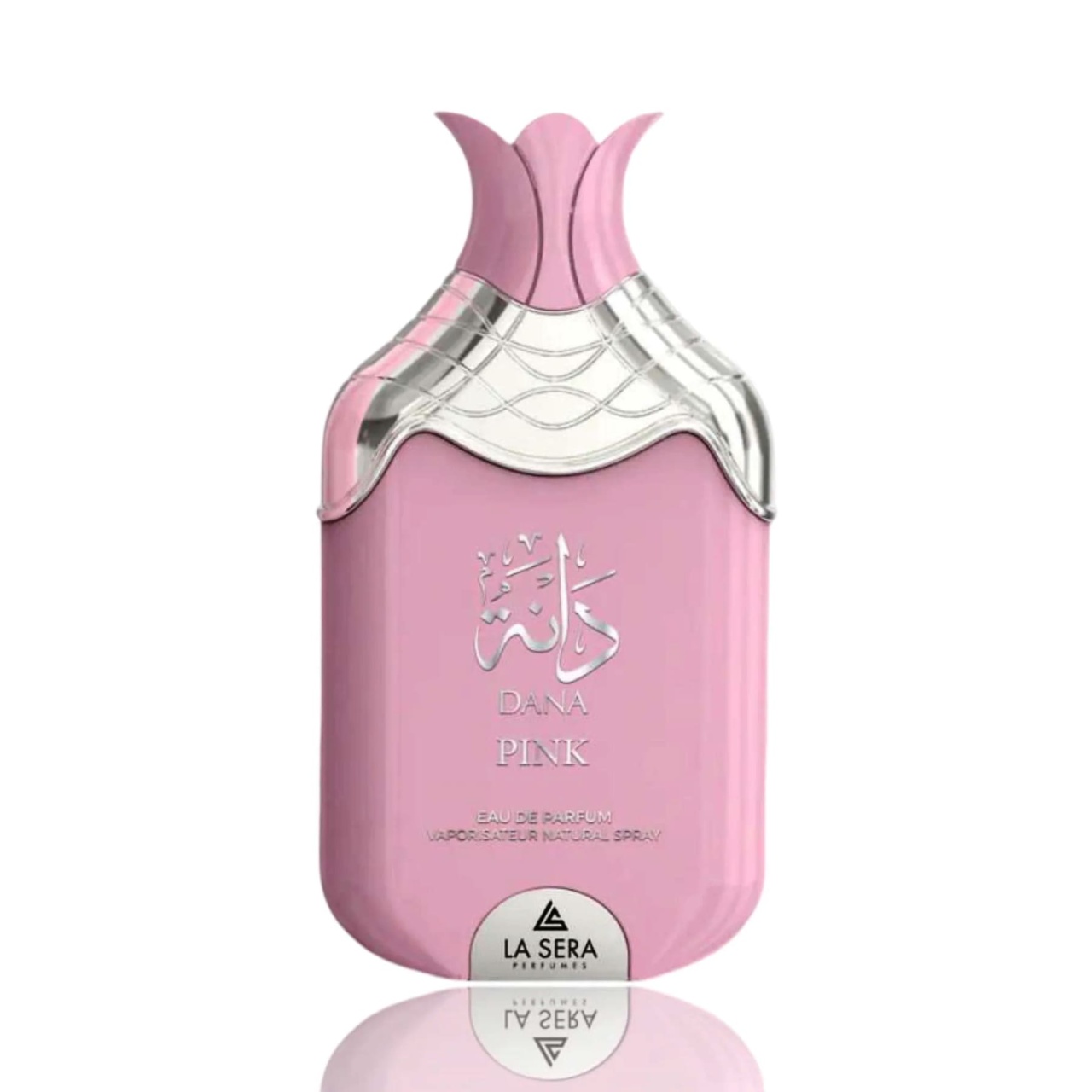 Sticlă parfum La Sera Dana Pink 100 ml pe fundal alb