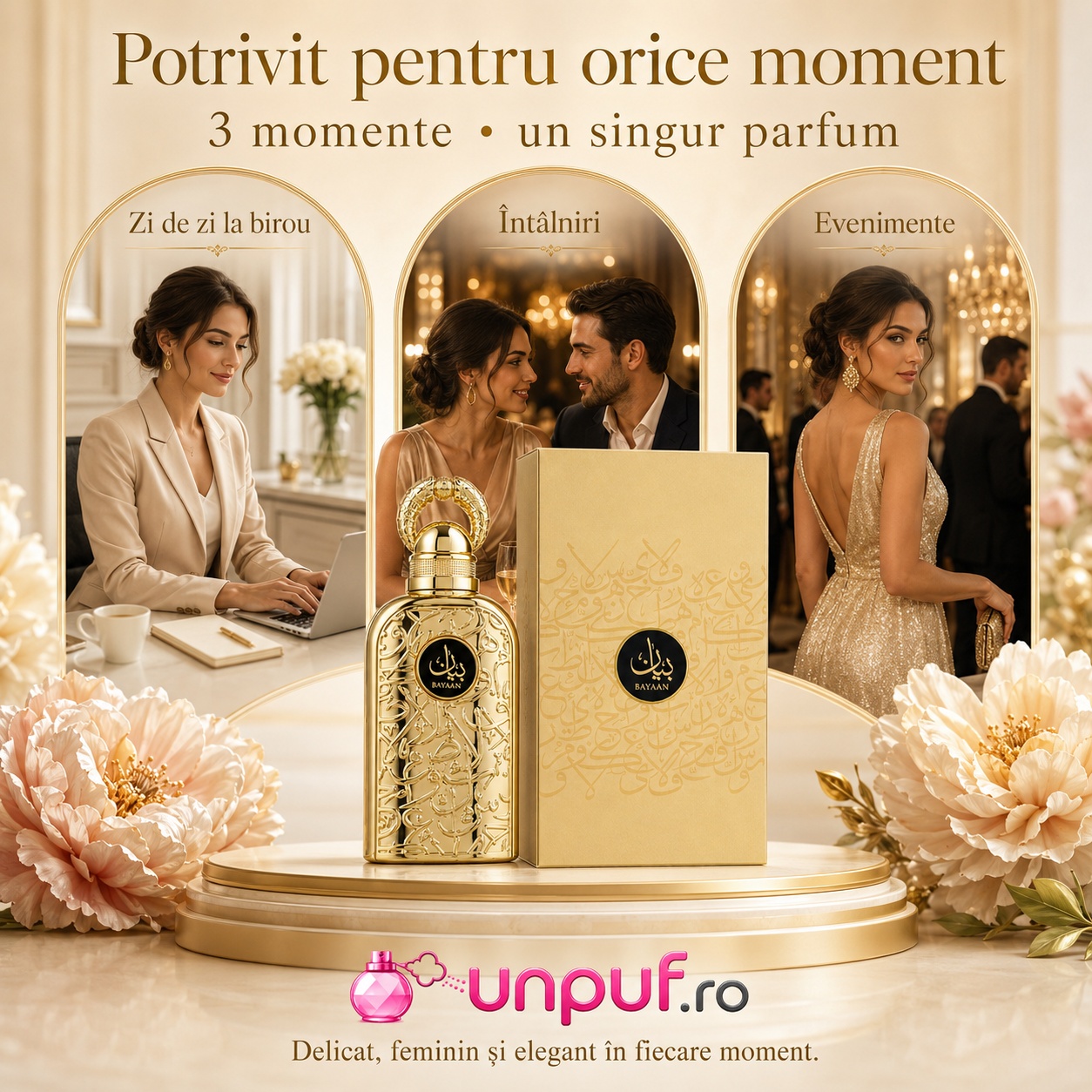 Parfum Lattafa Bayaan potrivit pentru zi de zi birou &icirc;nt&acirc;lniri și evenimente