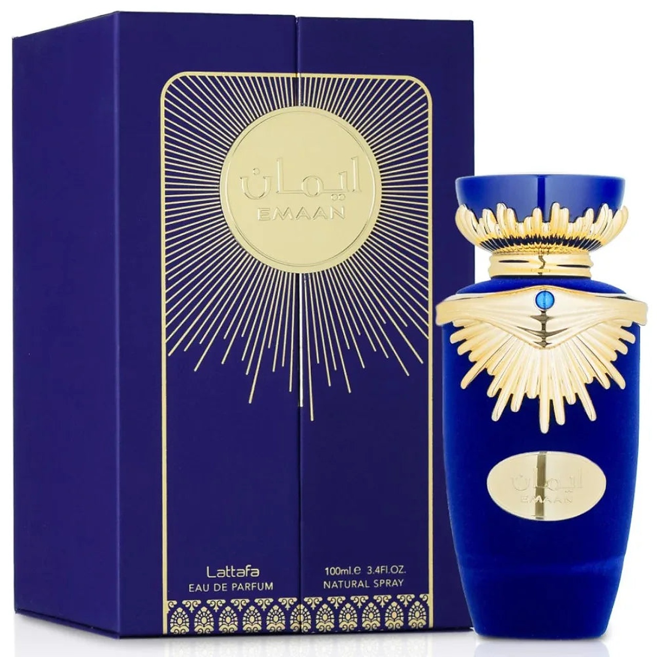 Parfum Lattafa Emaan 100 ml apă de parfum pentru damă cu flacon original și cutie Lattafa