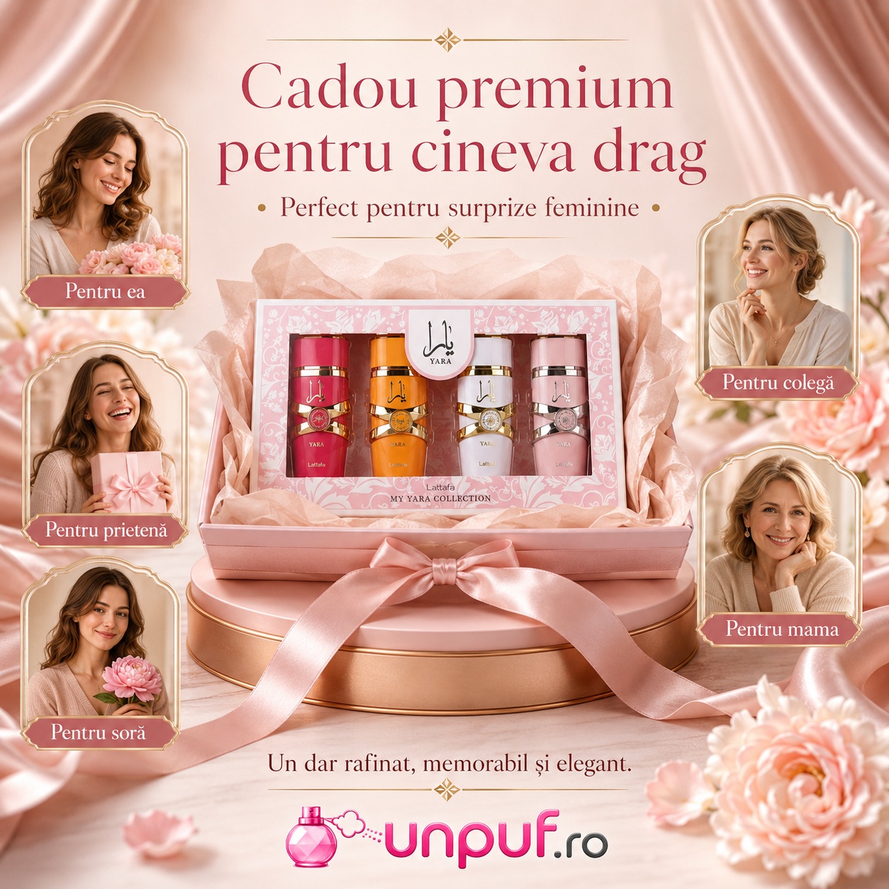 Lattafa My Yara Collection inspirat din universul Lattafa, set parfumuri arăbești originale