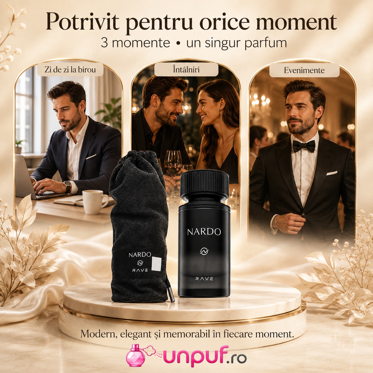 Parfum Lattafa Nardo Black potrivit pentru zi de zi birou &icirc;nt&acirc;lniri și evenimente