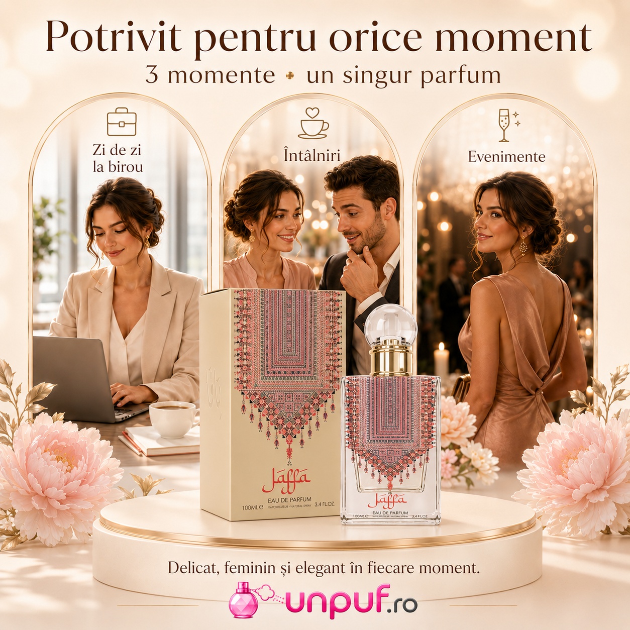 Parfum Ozareej Jaffa potrivit pentru birou, întâlniri și evenimente elegante