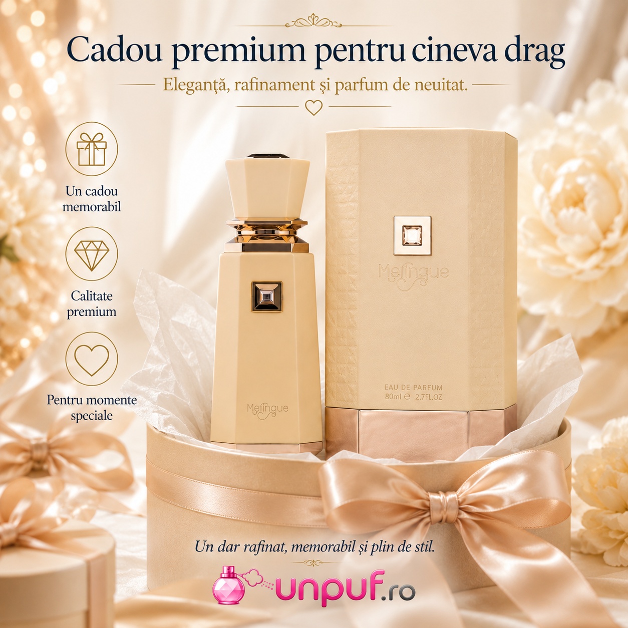 Meringue French Avenue cadou premium pentru cineva drag, elegant, rafinat și memorabil