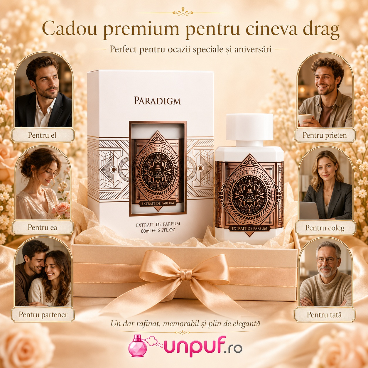 Paradigm French Avenue cadou premium pentru el, ea, partener, prieten, coleg sau tată