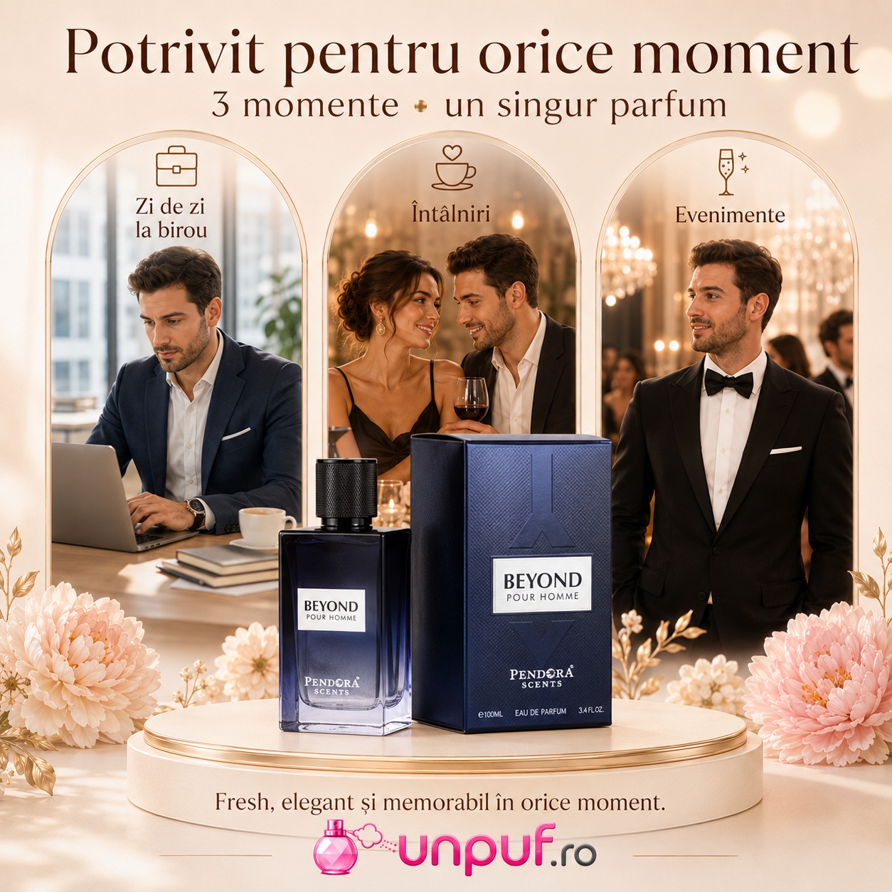 Beyond Pour Homme potrivit pentru zi de zi la birou, întâlniri și evenimente speciale