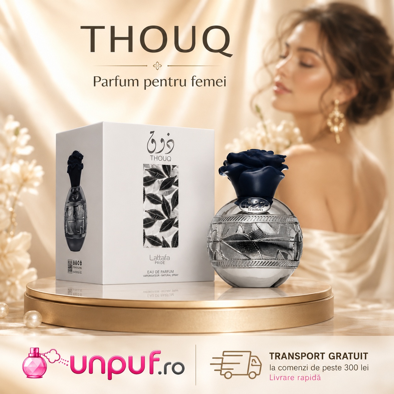 Thouq Lattafa Pride parfum unisex cu transport gratuit la comenzi de peste 300 lei unpuf.ro