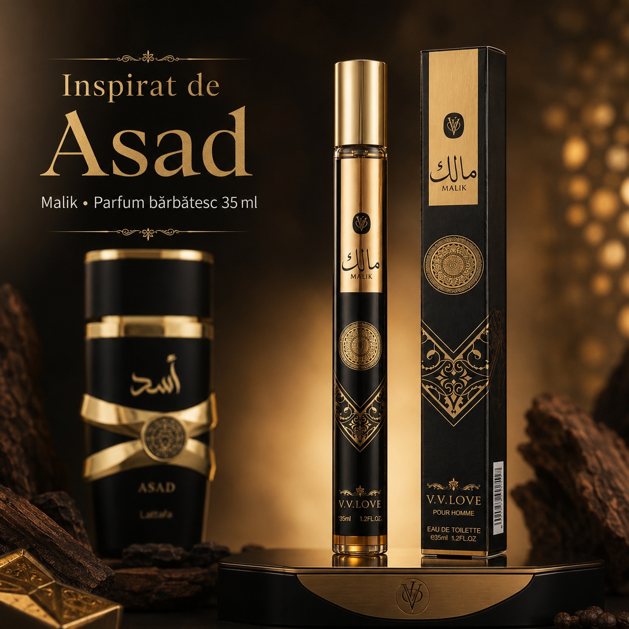 Parfum Malik 35 ml inspirat de Asad parfum bărbătesc oriental