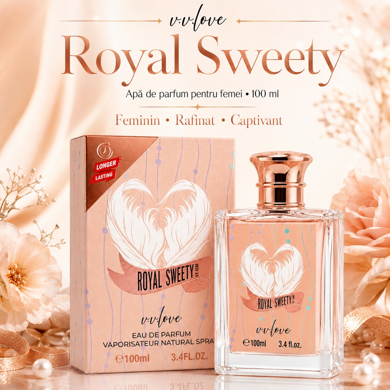Parfum Arăbesc V.V. Love Royal Sweety feminin rafinat captivant