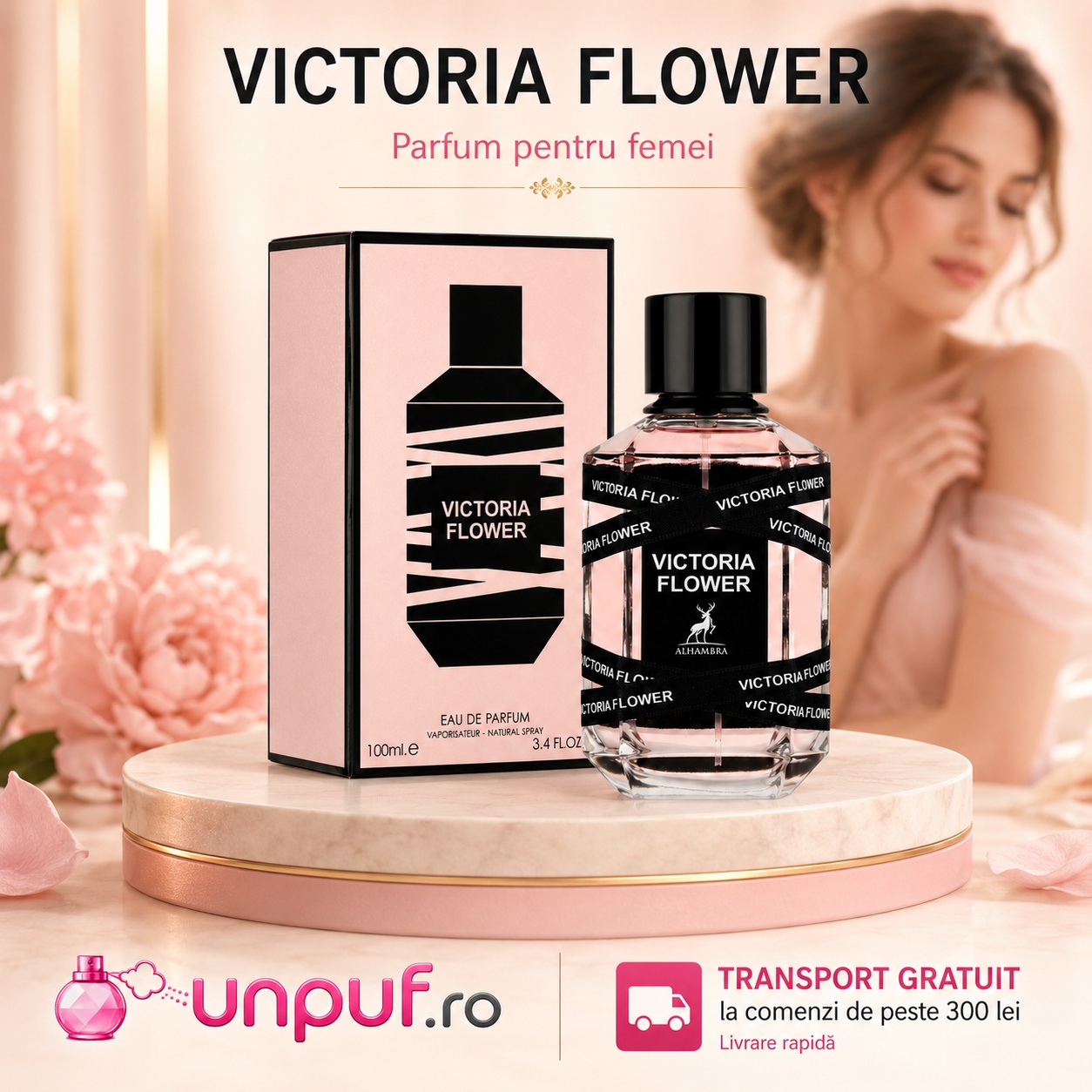 Victoria Flower Maison Alhambra parfum de damă cu transport gratuit la comenzi de peste 300 lei unpuf.ro