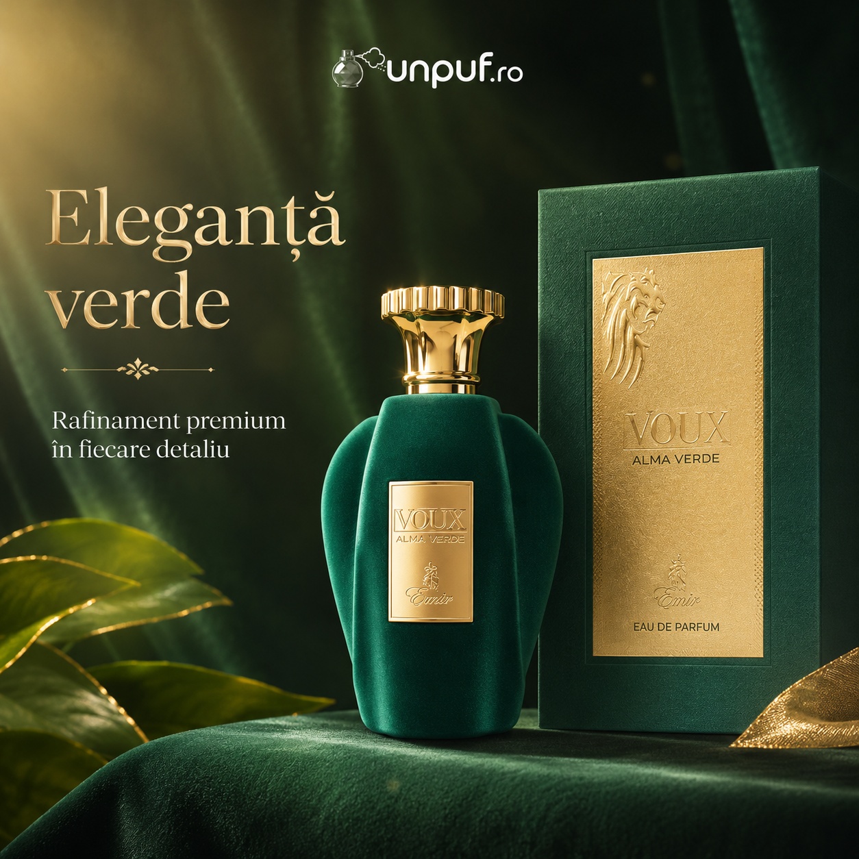 Voux Alma Verde Emir eleganță verde rafinament premium &icirc;n fiecare detaliu