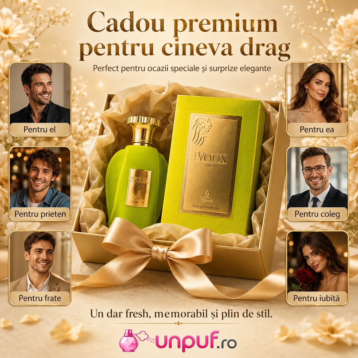 Voux Zingy Emir cadou premium pentru el pentru ea pentru prieten coleg frate sau iubită