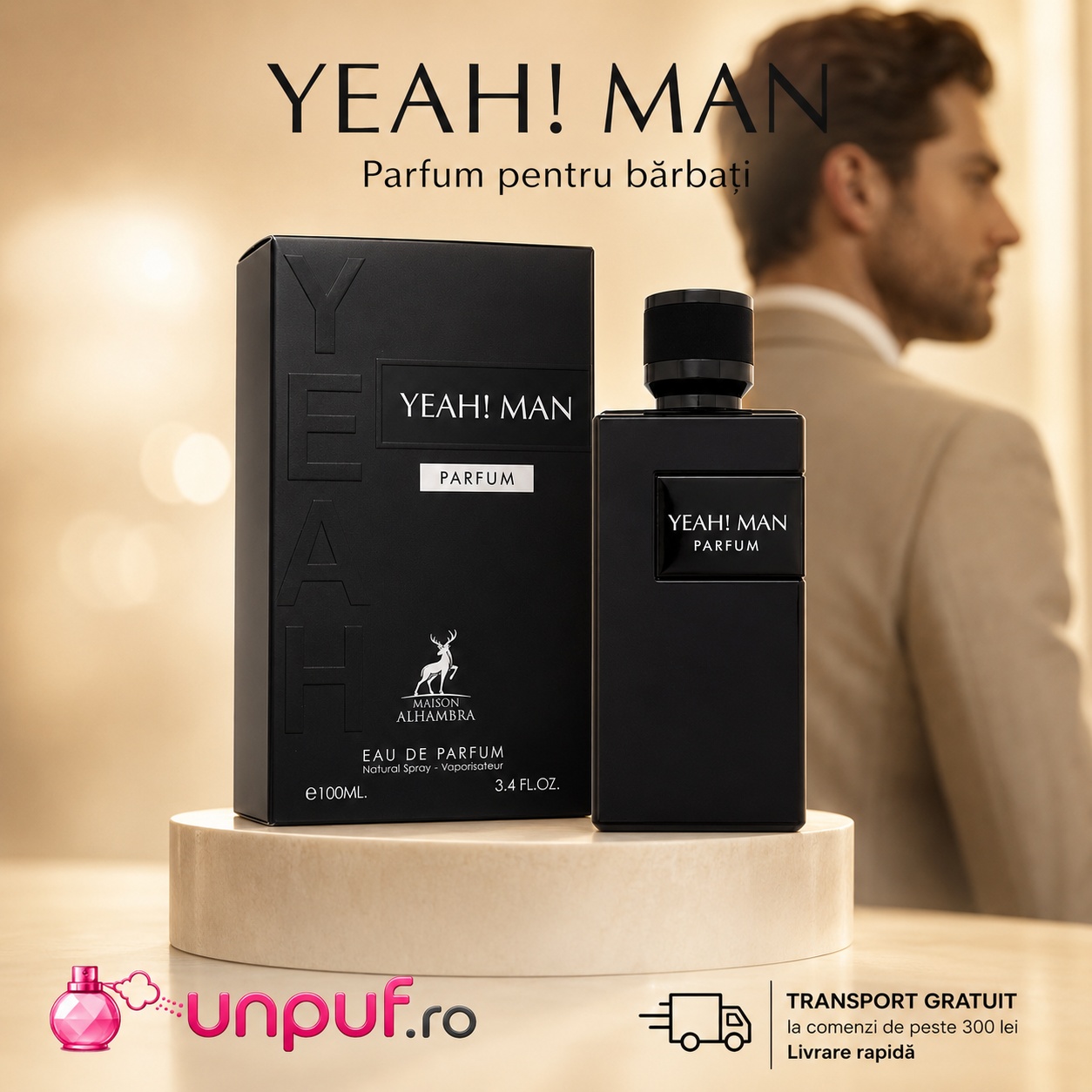 Yeah Man Parfum Maison Alhambra parfum bărbătesc cu transport gratuit la comenzi de peste 300 lei unpuf.ro