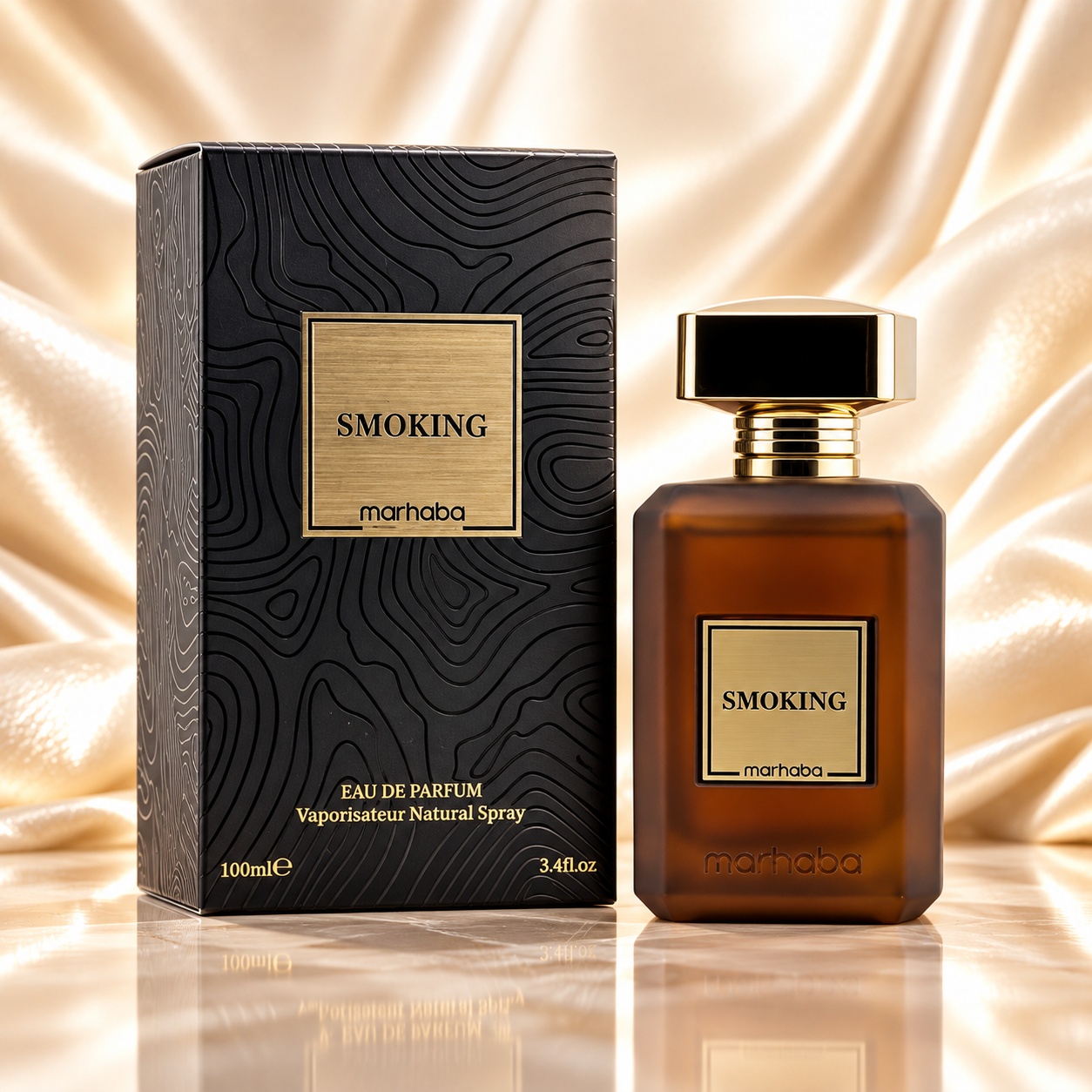 Smoking Marhaba Eau de Parfum 100 ml unisex, flacon și cutie