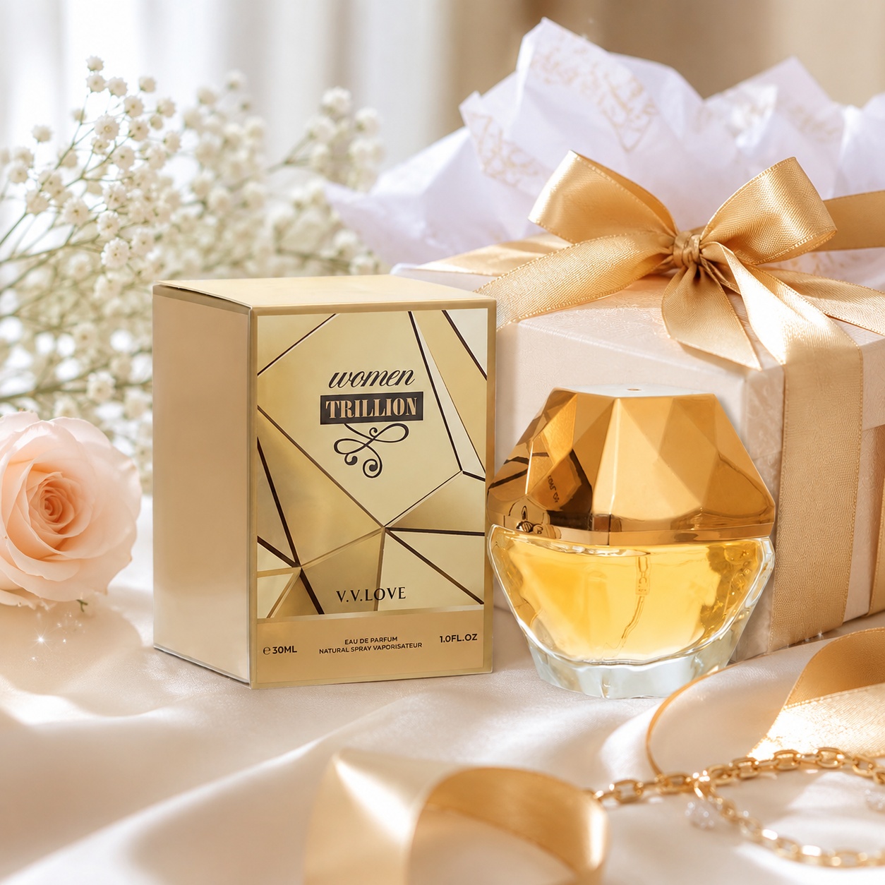 Parfum V.V. Love Women Trillion Gold cadou elegant pentru femei