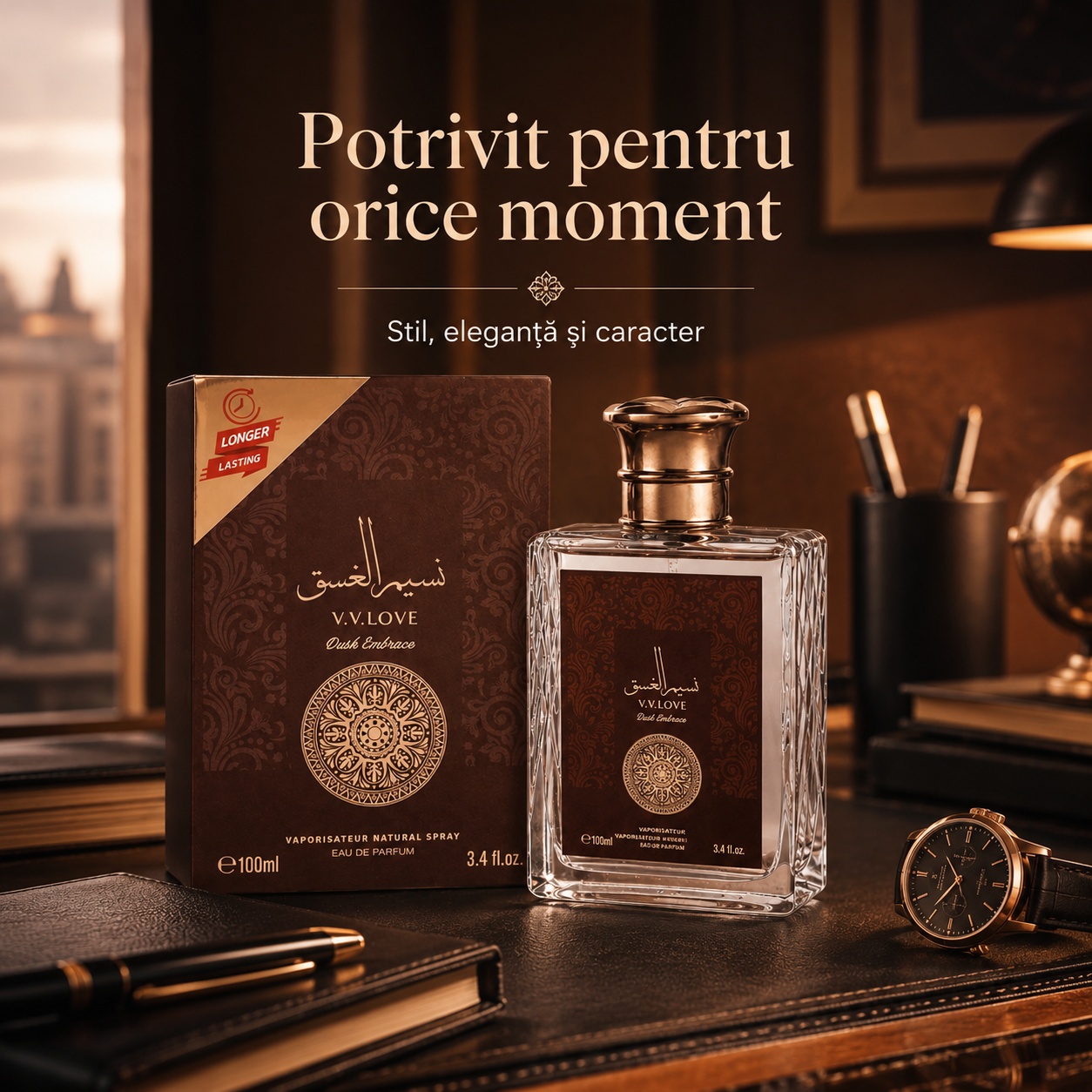 V.V. Love Dusk Embrace potrivit pentru orice moment stil eleganță și caracter