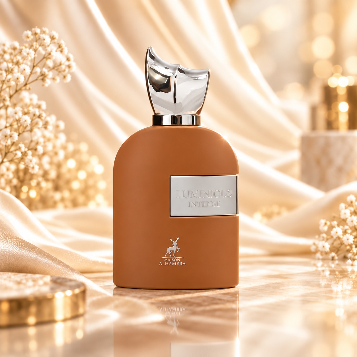Flacon Alhambra Luminous Sahara 100ml, parfum arabesc oriental gourmand unisex