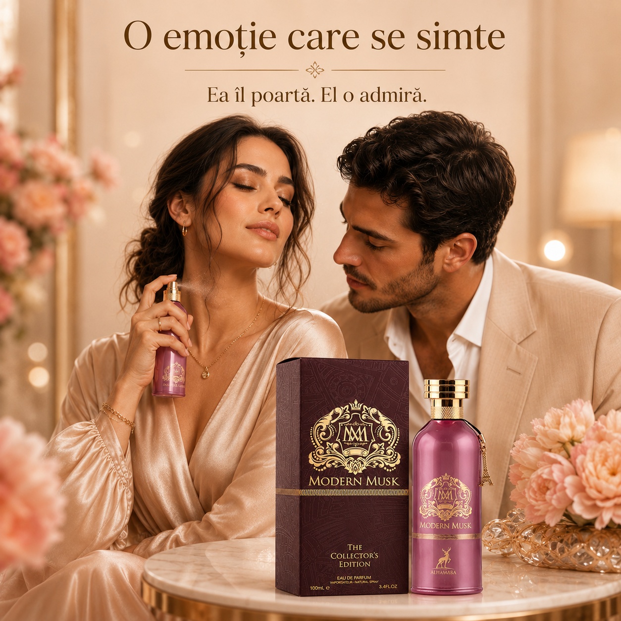 Alhambra Modern Musk parfum unisex elegant pentru femei și bărbați