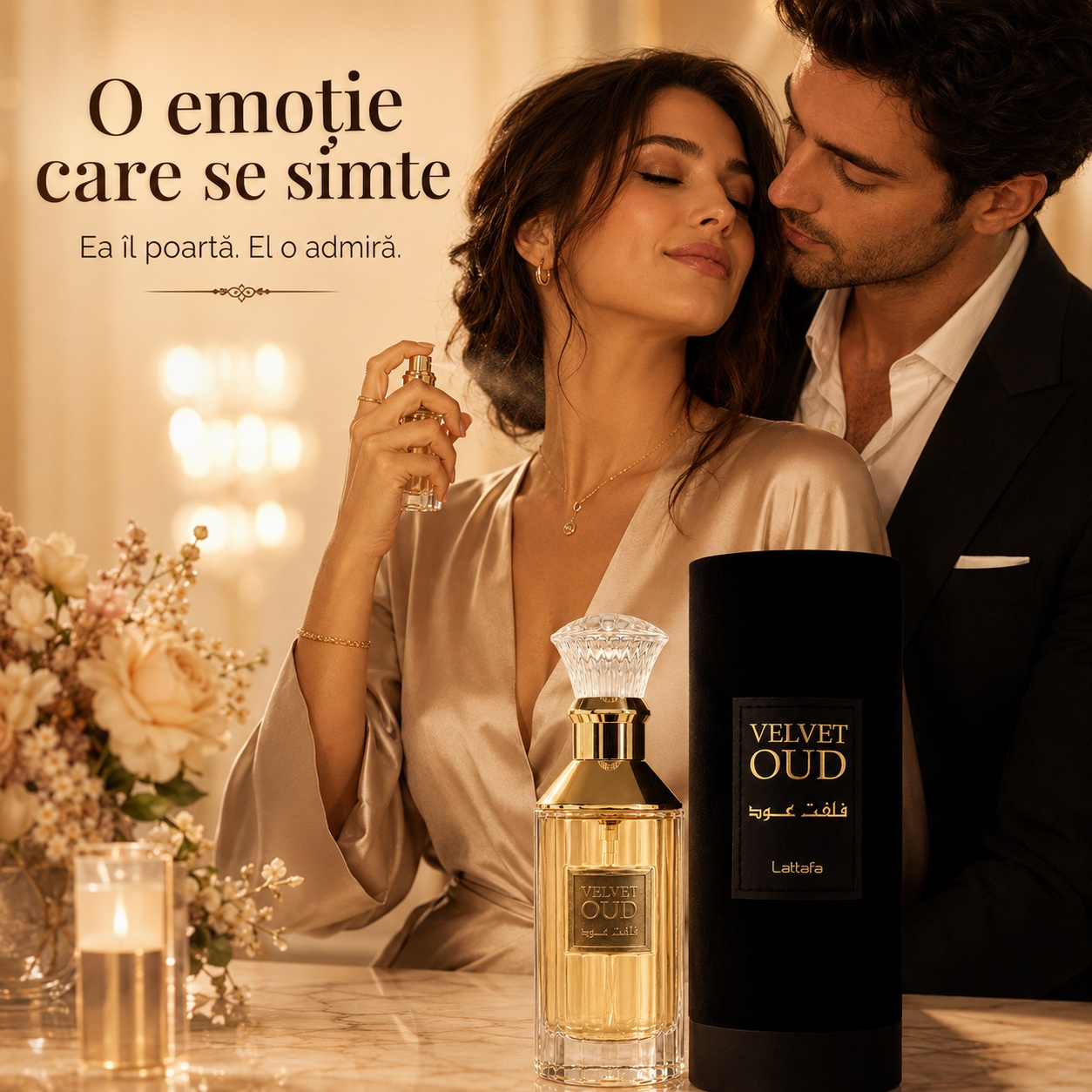 Lattafa Velvet Oud, parfum elegant și senzual pentru momente romantice