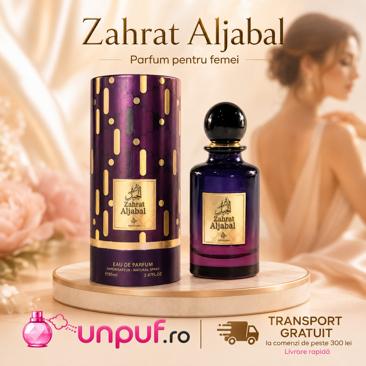 My Perfumes Zahrat Aljabal parfum premium disponibil pe unpuf.ro cu livrare rapidă și transport gratuit peste 300 lei