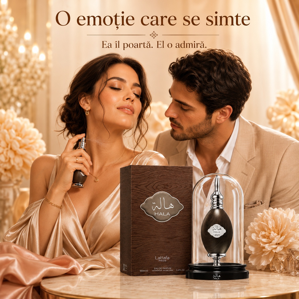 Hala Lattafa Pride parfum unisex elegant pentru ea și el, aromă intensă și memorabilă