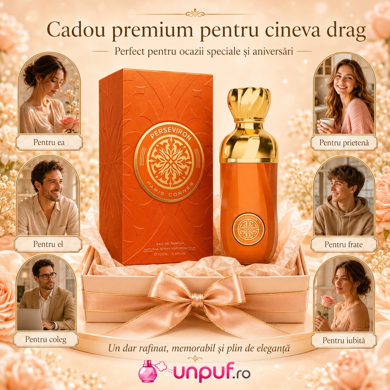 Perseviron Paris Corner cadou premium pentru femei și bărbați