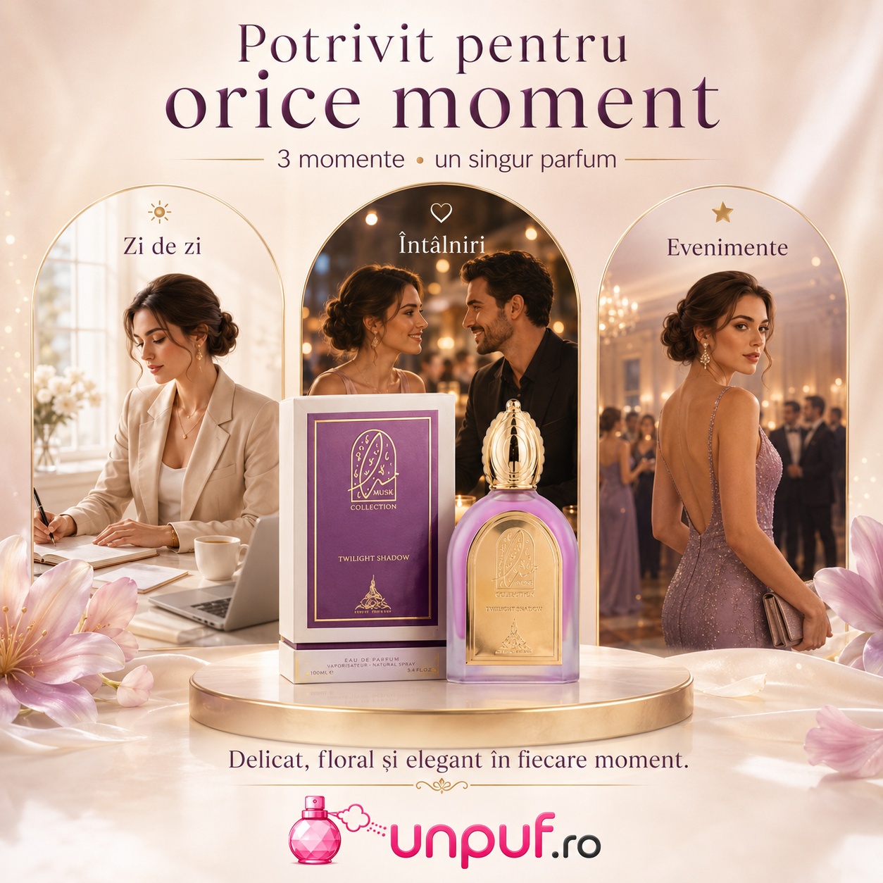 Twilight Shadow Musk Collection potrivit pentru zi de zi &icirc;nt&acirc;lniri și evenimente elegante
