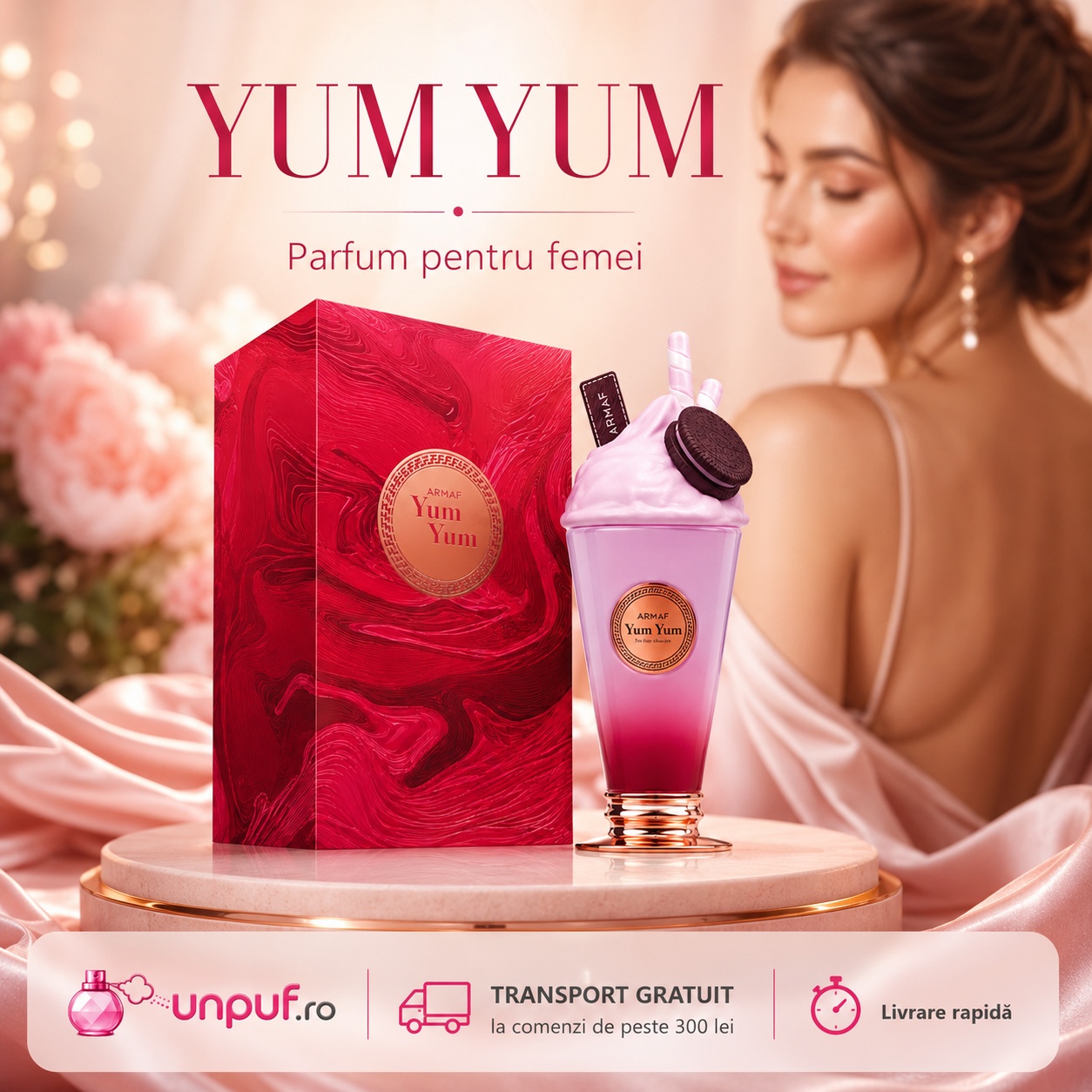 Yum Yum Armaf parfum arabesc disponibil pe unpuf.ro cu transport gratuit peste 300 lei